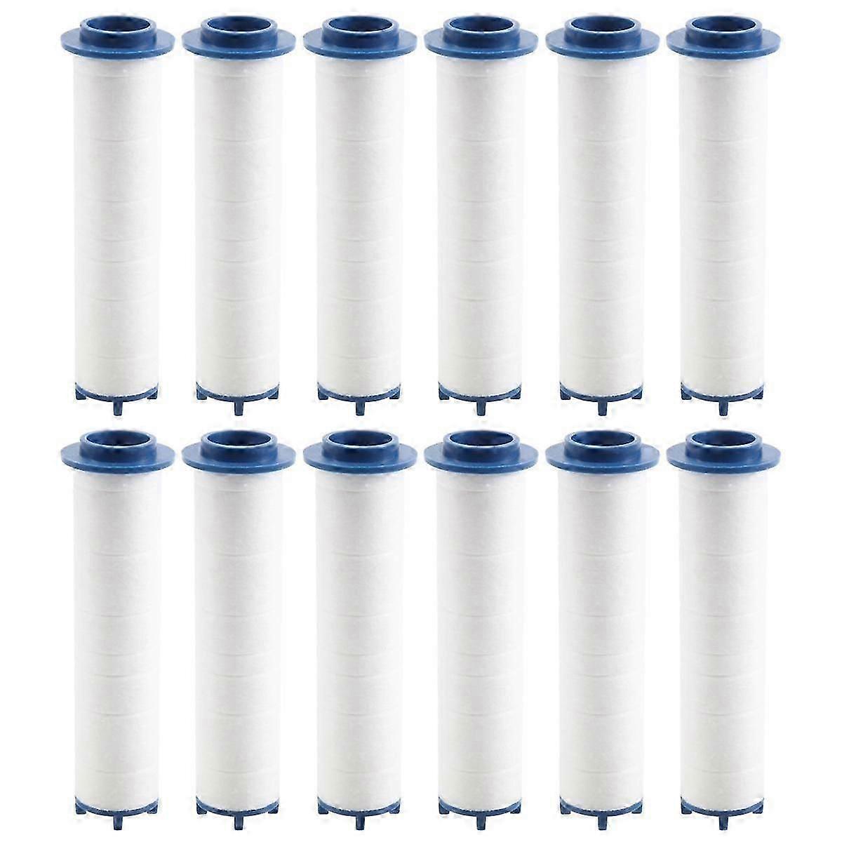 12Pcs Turbo Fan Shower Filters--Used compatible with Propeller Driven Handheld Shower High Pressure - Shower