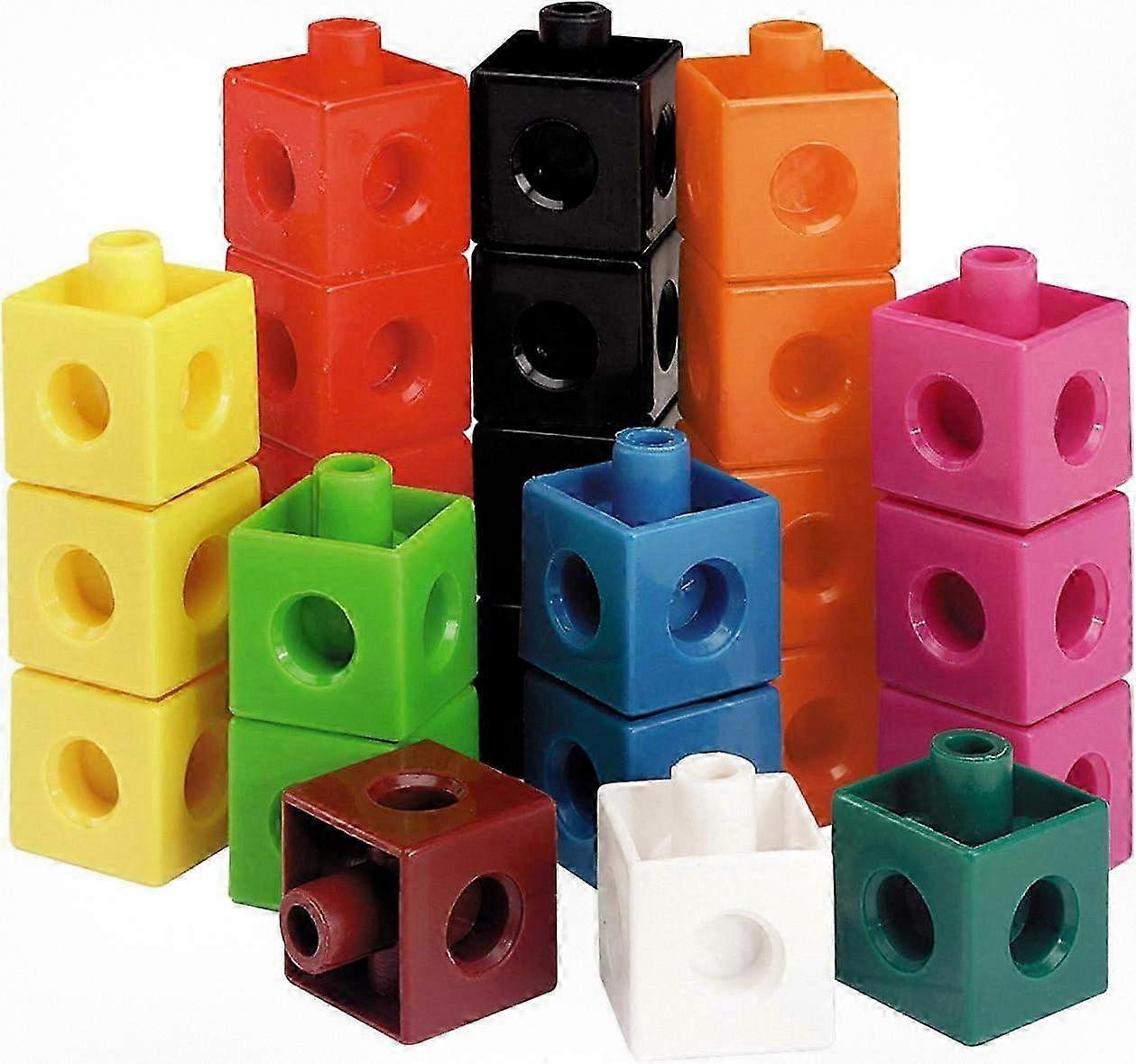 Set of 110 Counting Cubes, Math Manipulatives for Classroom, Educational Teaching Tools