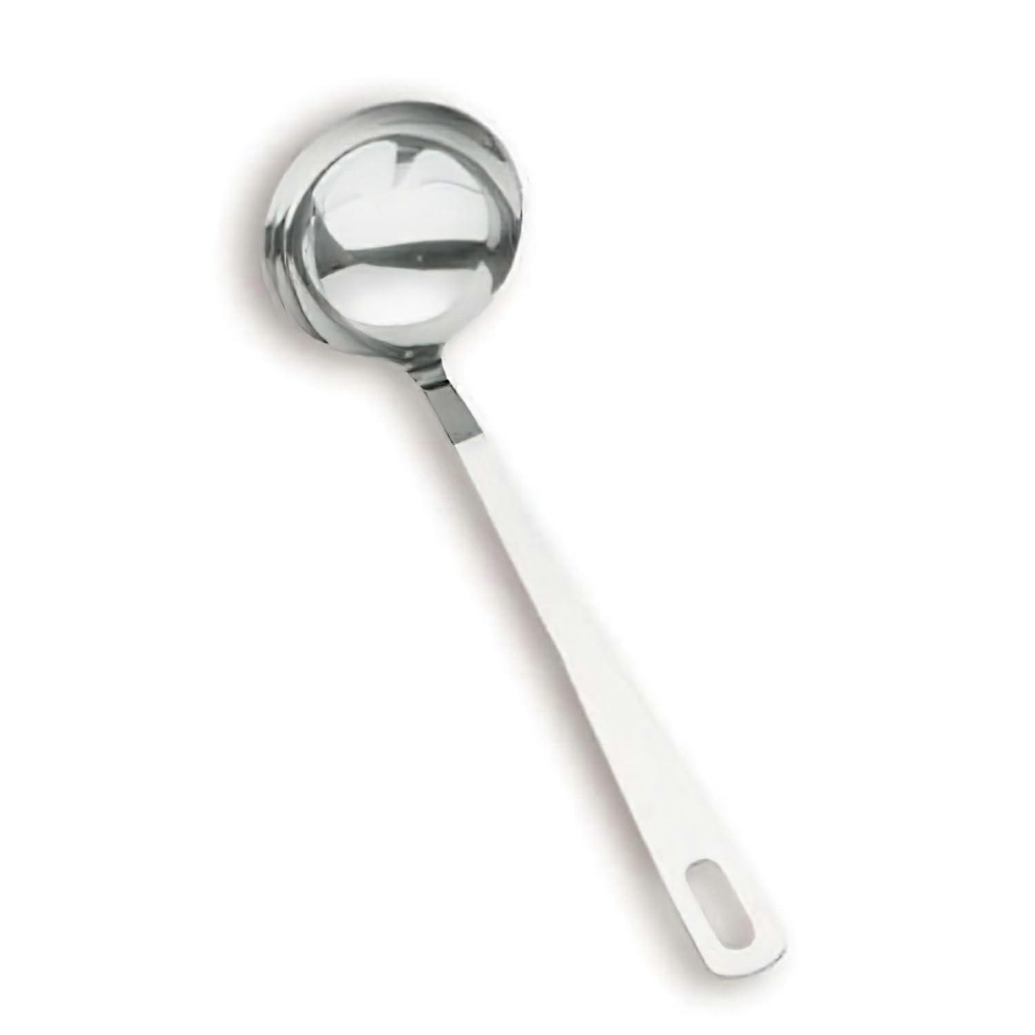 Ladle, One Size Silver Stainless Steel Cooking Utensil for Soup and Sauce Serving
