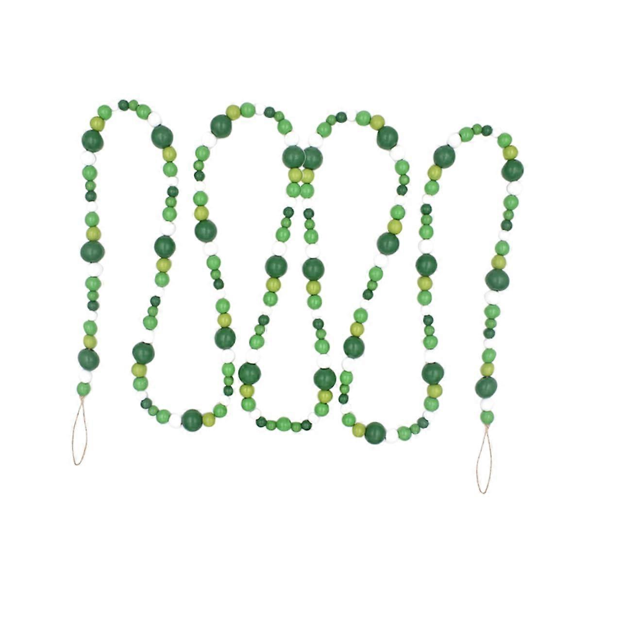 Rustic Farmhouse Irish Bead Garland for Home Decor Tiered Tray Decoration