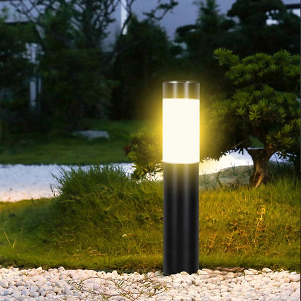 LED Pathway Light, Solar-Powered, Stainless Steel, Waterproof