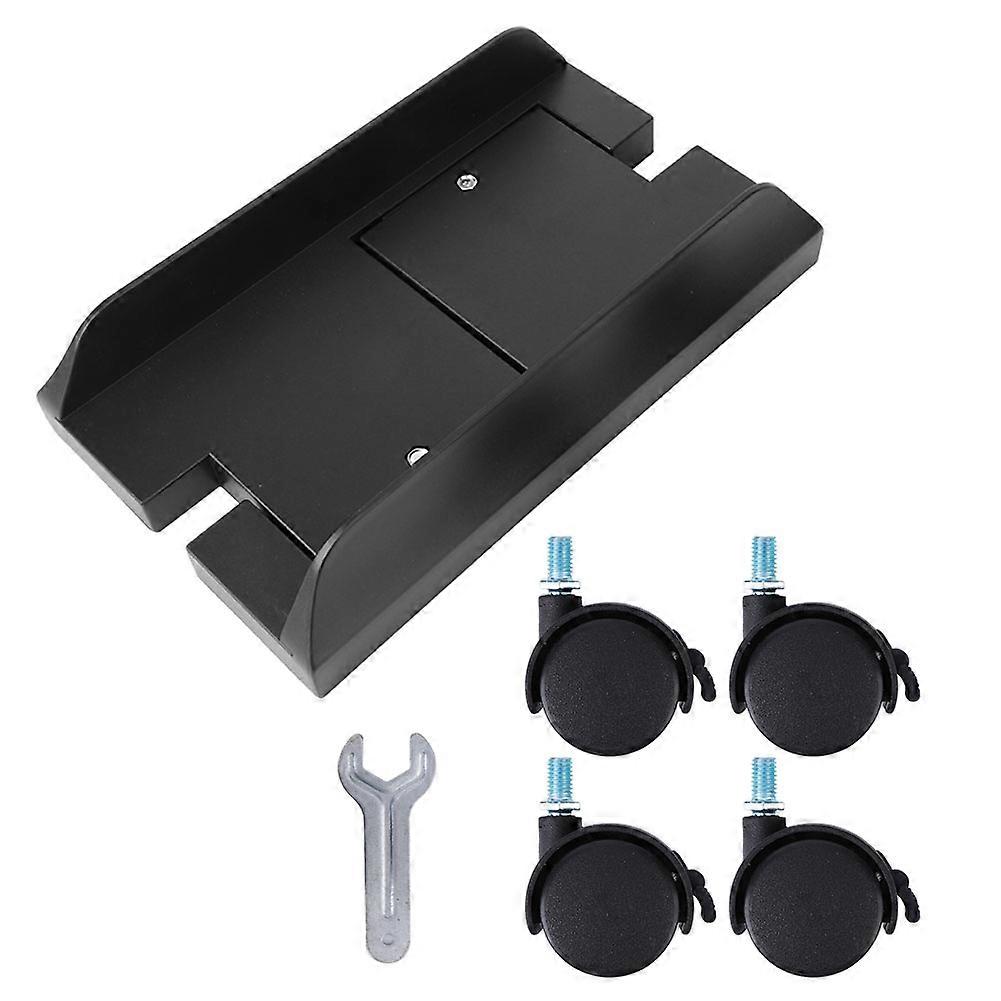 Movable Adjustable Desktop Computer Host Case Stand Bracket Storage Rack with Brake