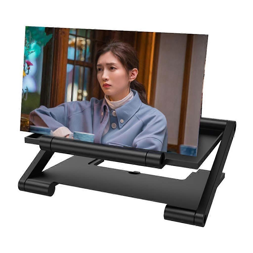 Folding Lifting Screen Magnifier for Cell Phone, 3D Bracket, High-Definition, Anti-Blue Light, Compatible with TV and Video