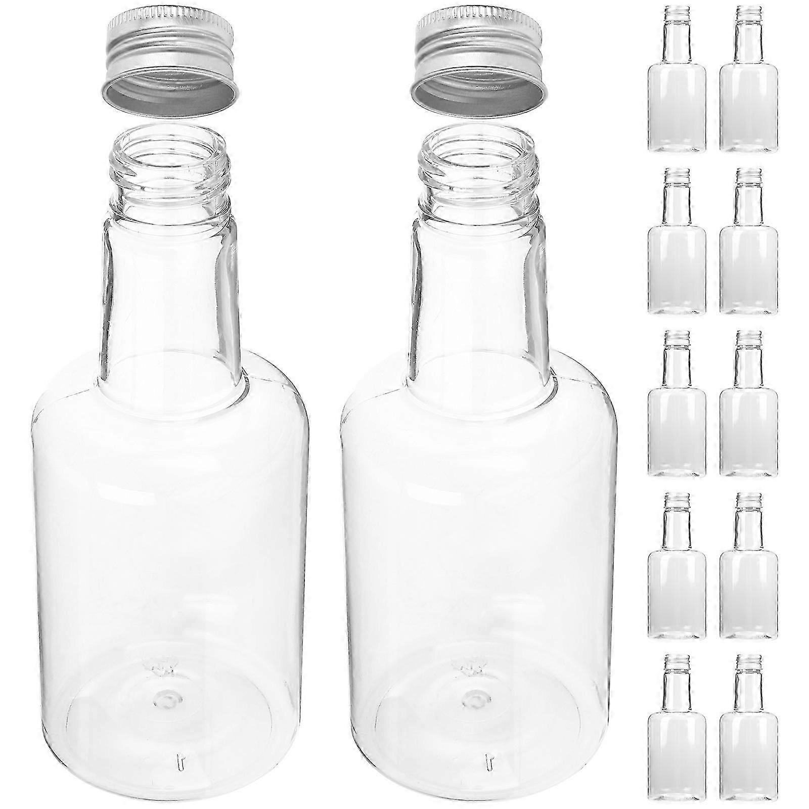 12pcs Empty Juice Bottle Beverage Bottle Cold Drinks Bottle Drinks Packing Bottles