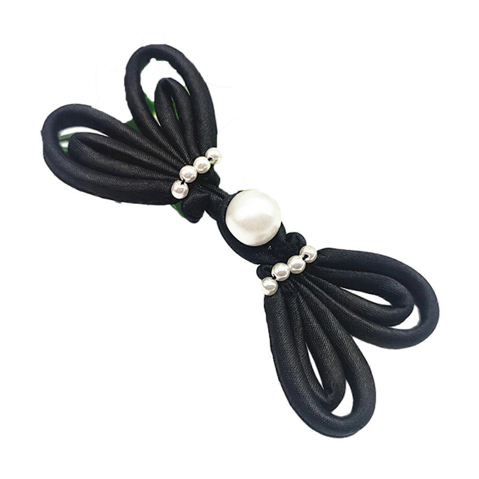 Decorative Fastener for Handmade Crafts Exquisite and Long Lasting Chinese Button Perfect for Clothing Shoes and Bags  Black