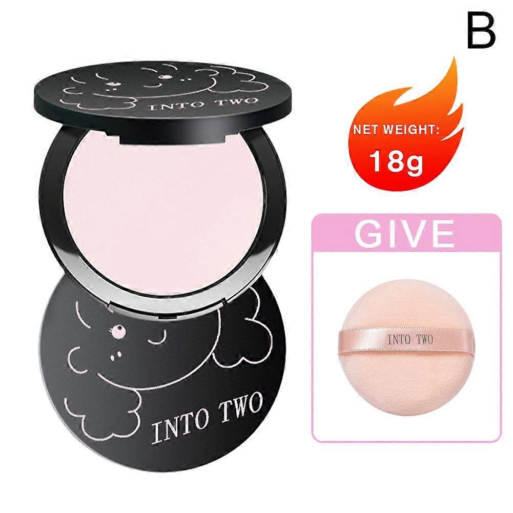 Velvety Long-lasting Powder+powder Puff Makeup