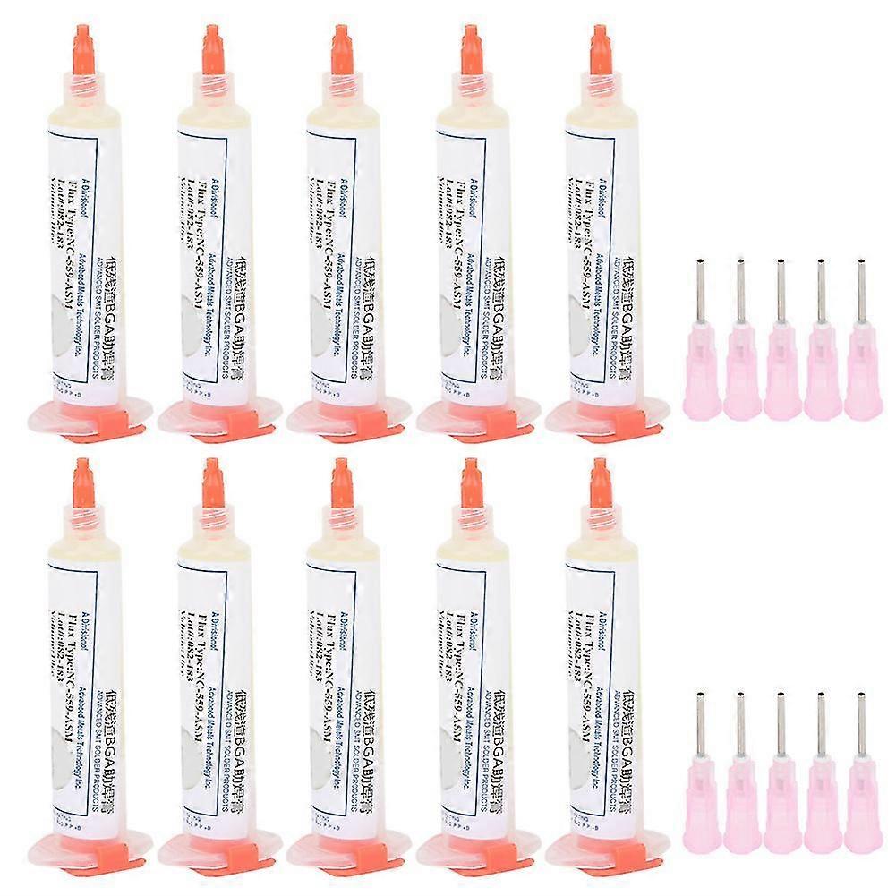 Solder Paste Low Residue Flux Welding Flux NC559ASM with Needle Dispensing Tool