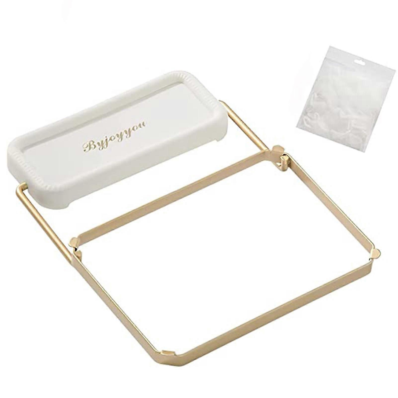 Garbage Bag Holder Frame Leftovers Net Filter Holder Rack Foldable Desktop Filter Kitchen Gadget & Tools