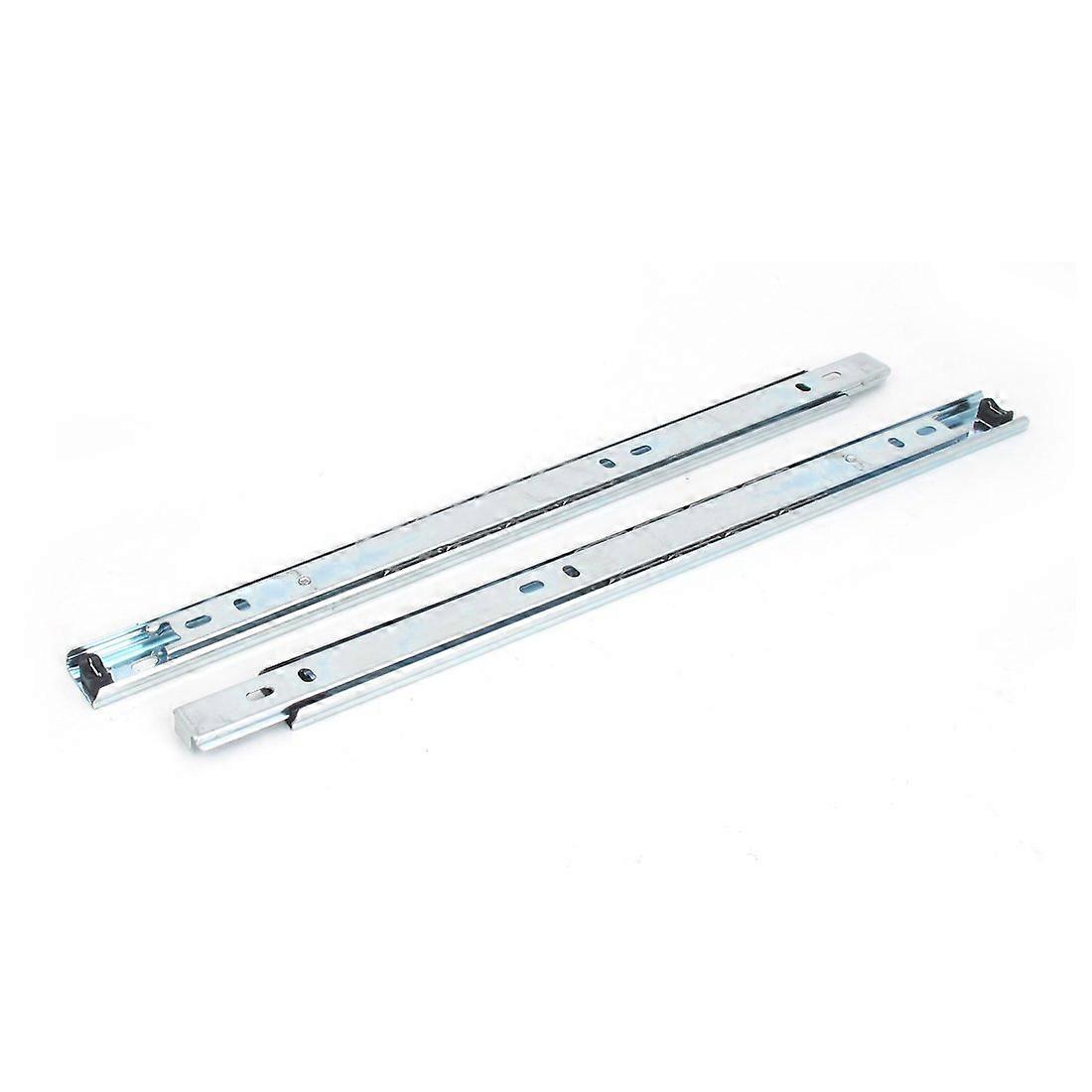 13.3Inch Drawer Slides, Full Extension Ball Bearing Slide Track Rail 25mm Wide 55lb Capacity 1 Pair