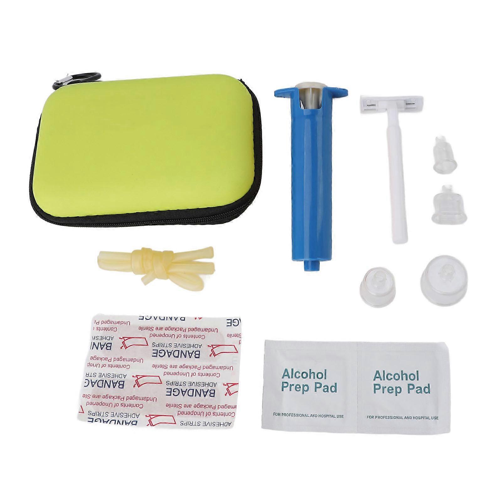 Vacuum Poison Extractor Sting Relief Pump Outdoor Bite Suction Pump for Hiking Backpacking Camping