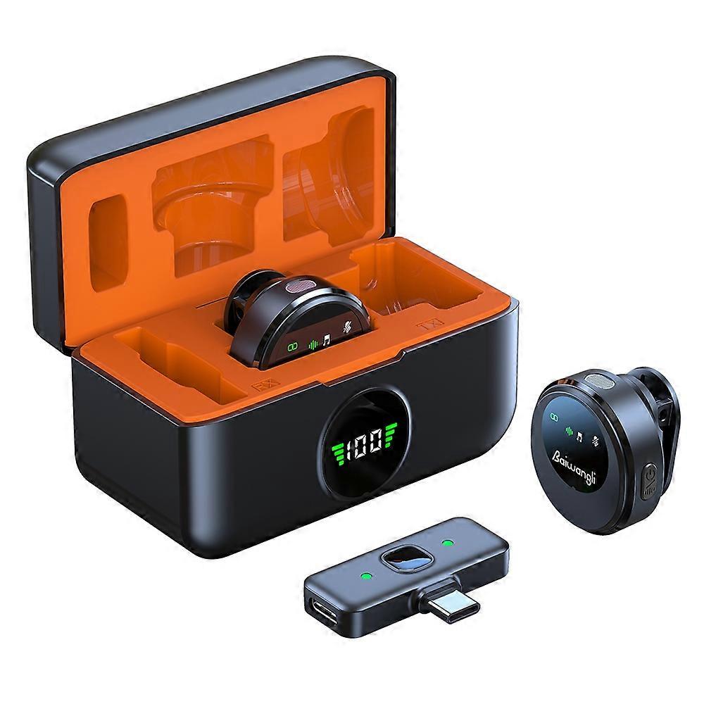 SX29 Type C Interface Lavalier Microphone One Touch Mute Noise Cancelling Wireless Mic