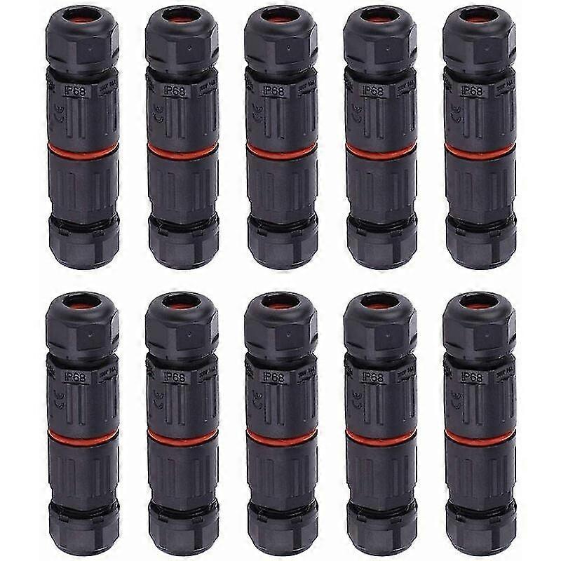 Waterproof Electrical Wire, Waterproof Junction Box Outdoor Cable Connector, 10Pcs Ip68 Waterproof E