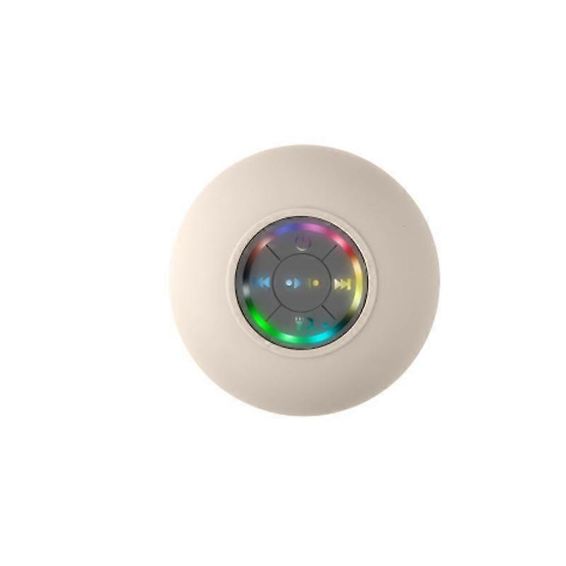 LED Shower Speaker Waterproof BTS07 LED Suction Cup Bluetooth Speaker Is Your Perfect Companion for Music On the Go.