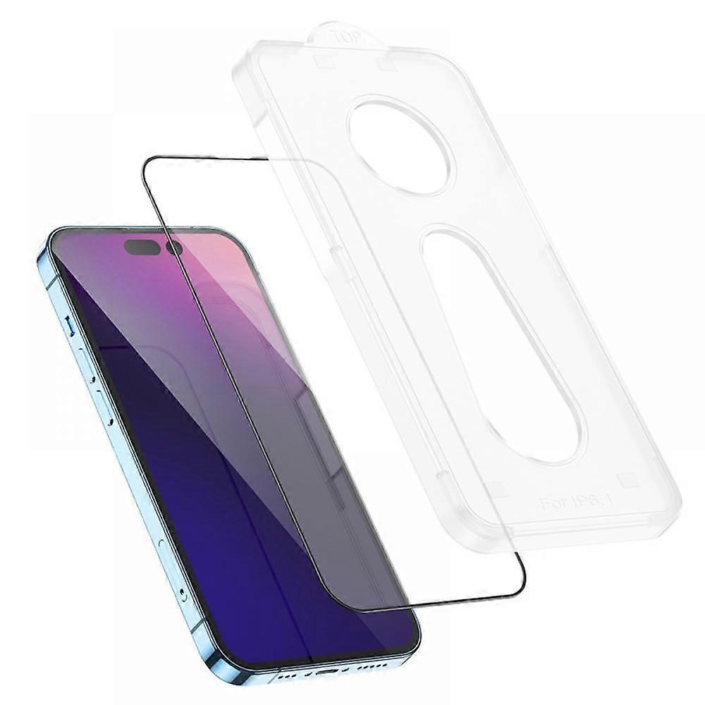 2 Pack Screen Protector Designed for iPhone 14 with Easy Installation Kit, Ultra HD, 9H Hardness, Scratch Resistant, Easy Install