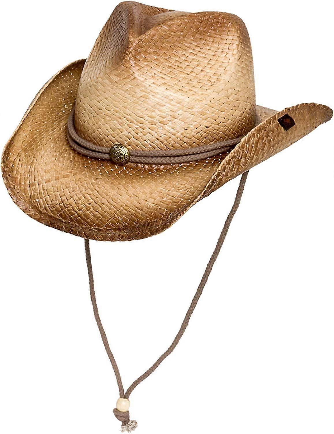 Herrhalm rundad cowboyhatt