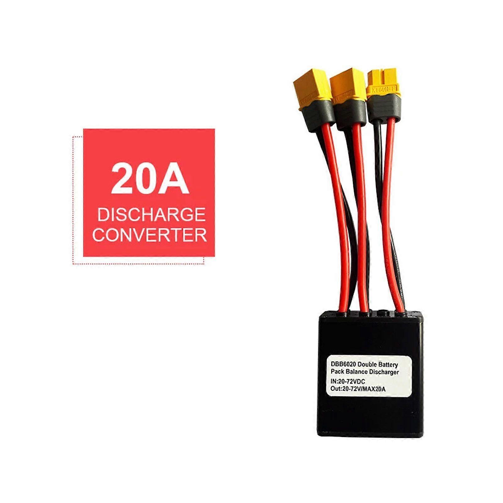 Double Battery Discharge Converter For E-bike 40A/30A/20A Dual Battery
