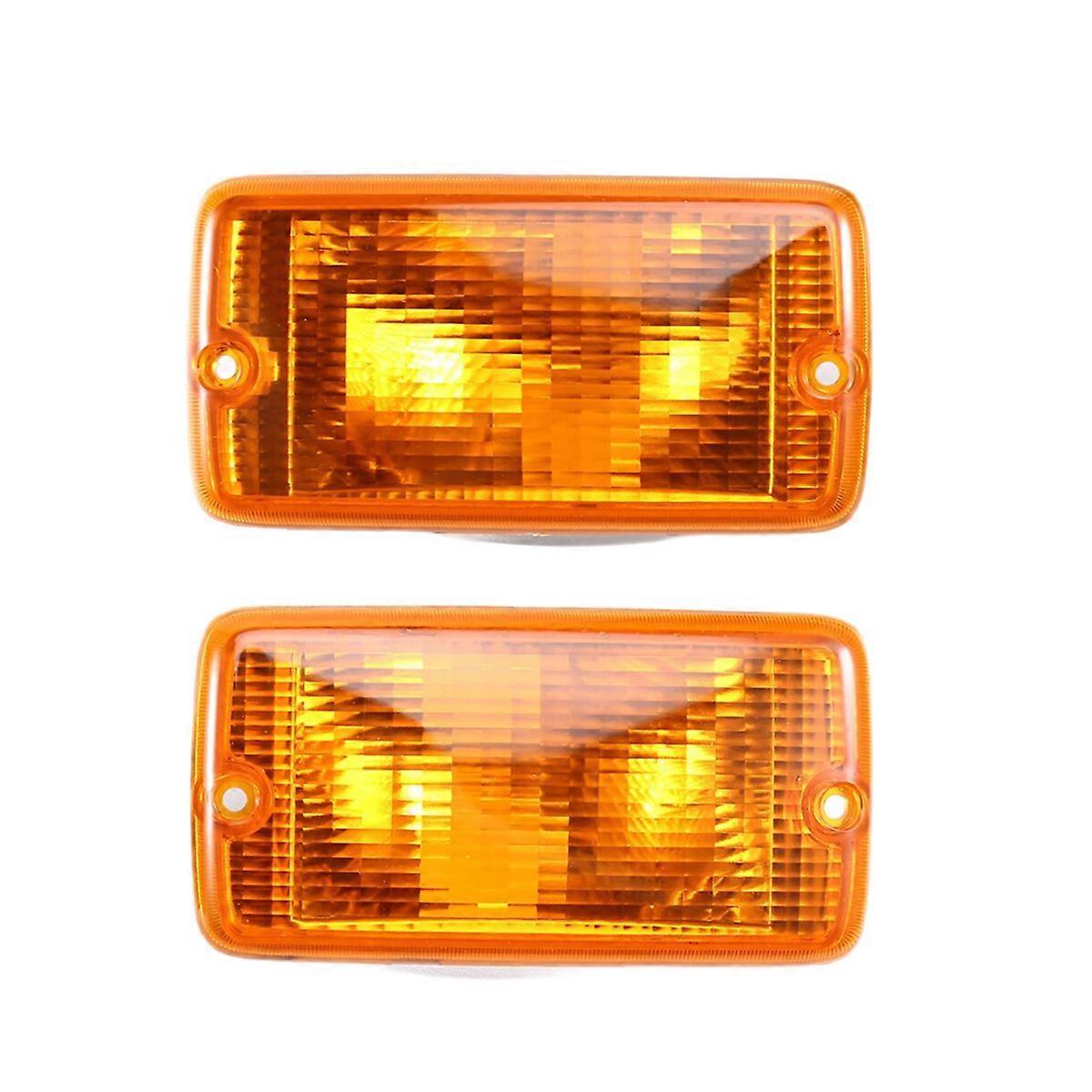 1Pair Amber Lens Front Turn Signal Light Housings 55155629AB