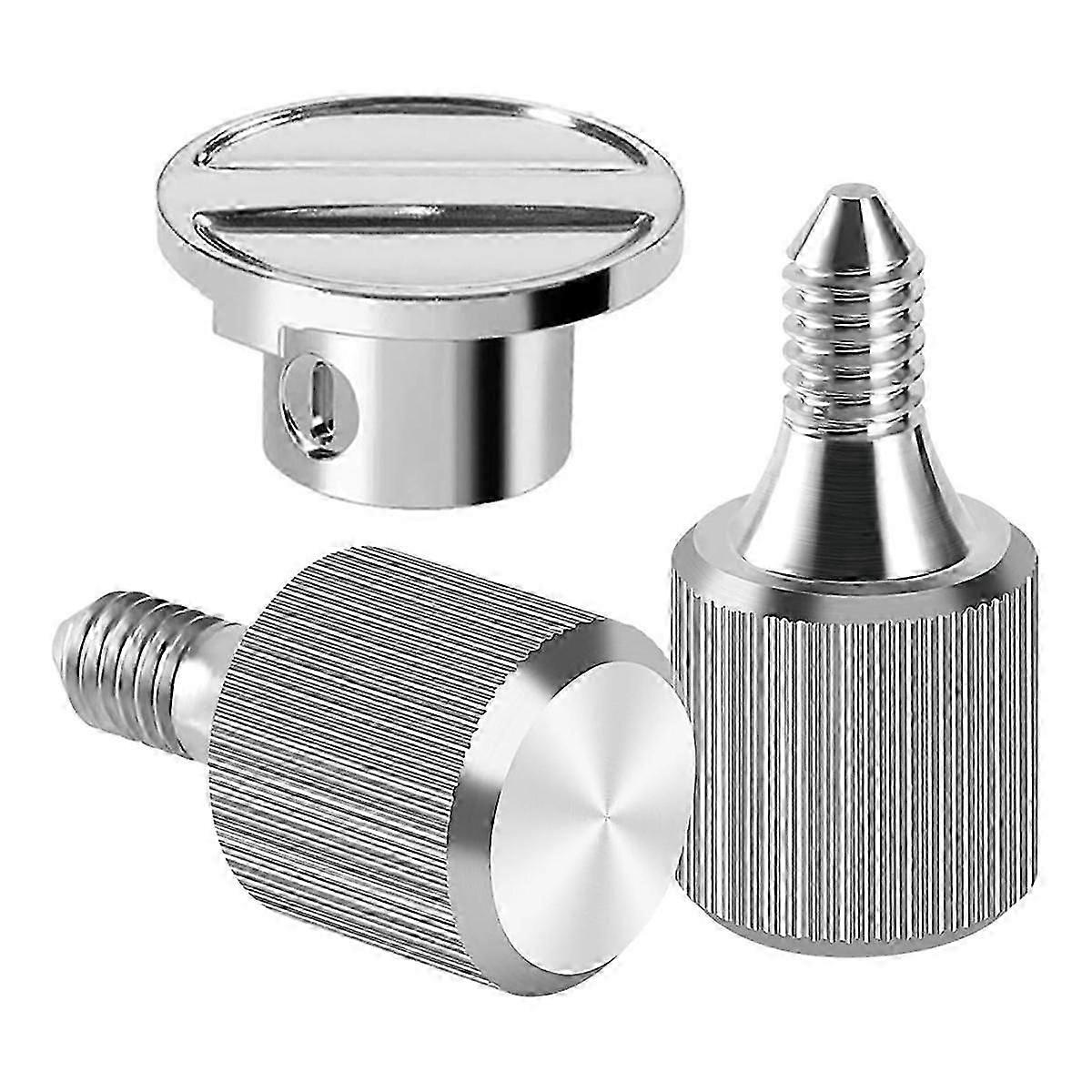 For Stand Mixer Attachment Knob Thumb Screws & Cap Hub, Premium Stainless Steel, for Stable & Safe