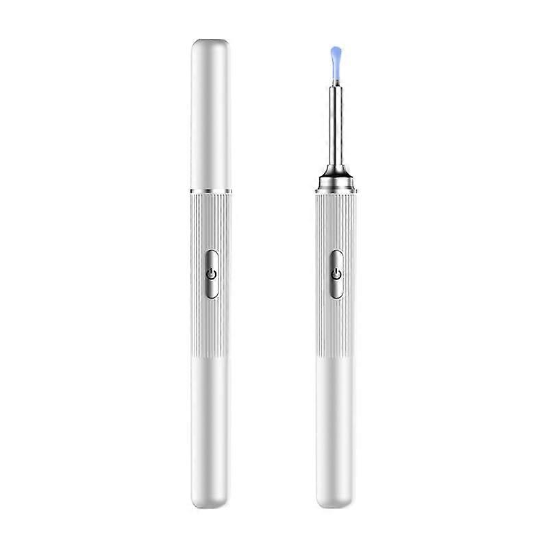 HD Ear Cleaner With Camera, Ear Wax Removal Kit With Light, Smartphone Compatible Ear Camera, White