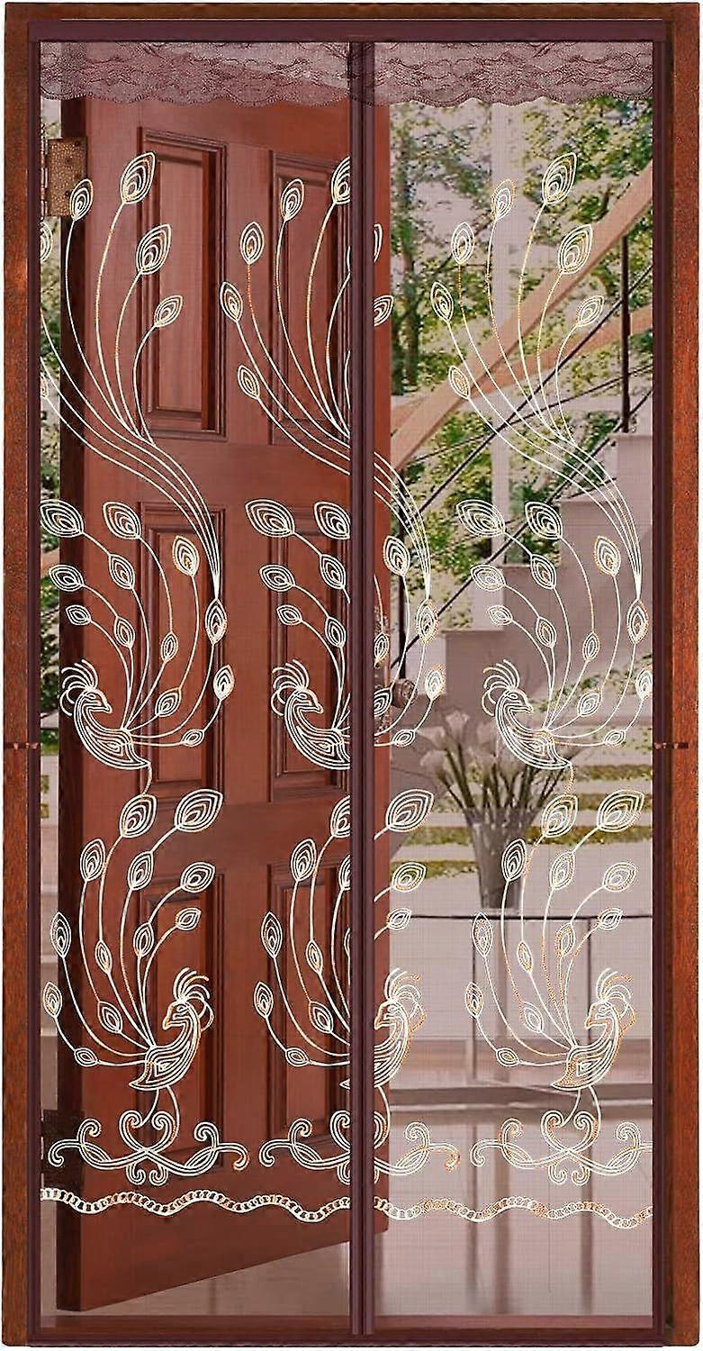 SDIGV Magnetic Screen Door Mesh Screen Doors, Door Net Screen with Magnet for Front Back Patio Balcony, Hands Free Screen Mesh Partition, Bug Free Hea