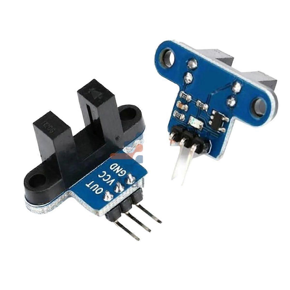 Motor Test IR Infrared Slotted Optical Speed Measuring Sensor Module for Smart Car Wheel Counting and Detection