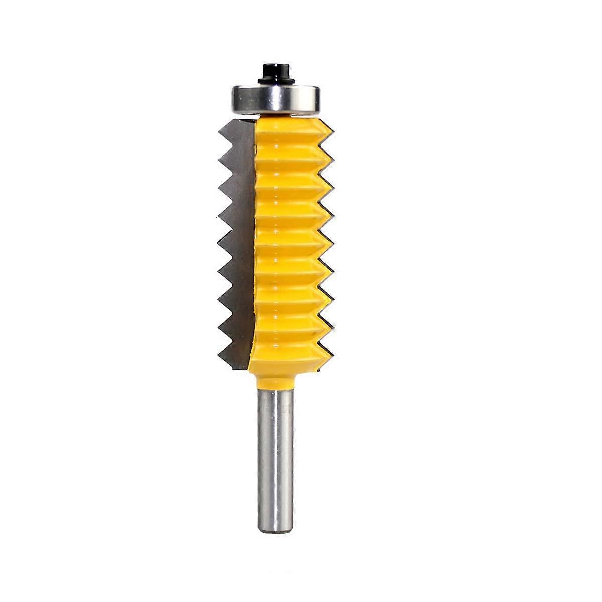 8 mm Shank Finger Joint Rubber milling Cutter Convex Plate VJoint Router bit (8x25x54mm)