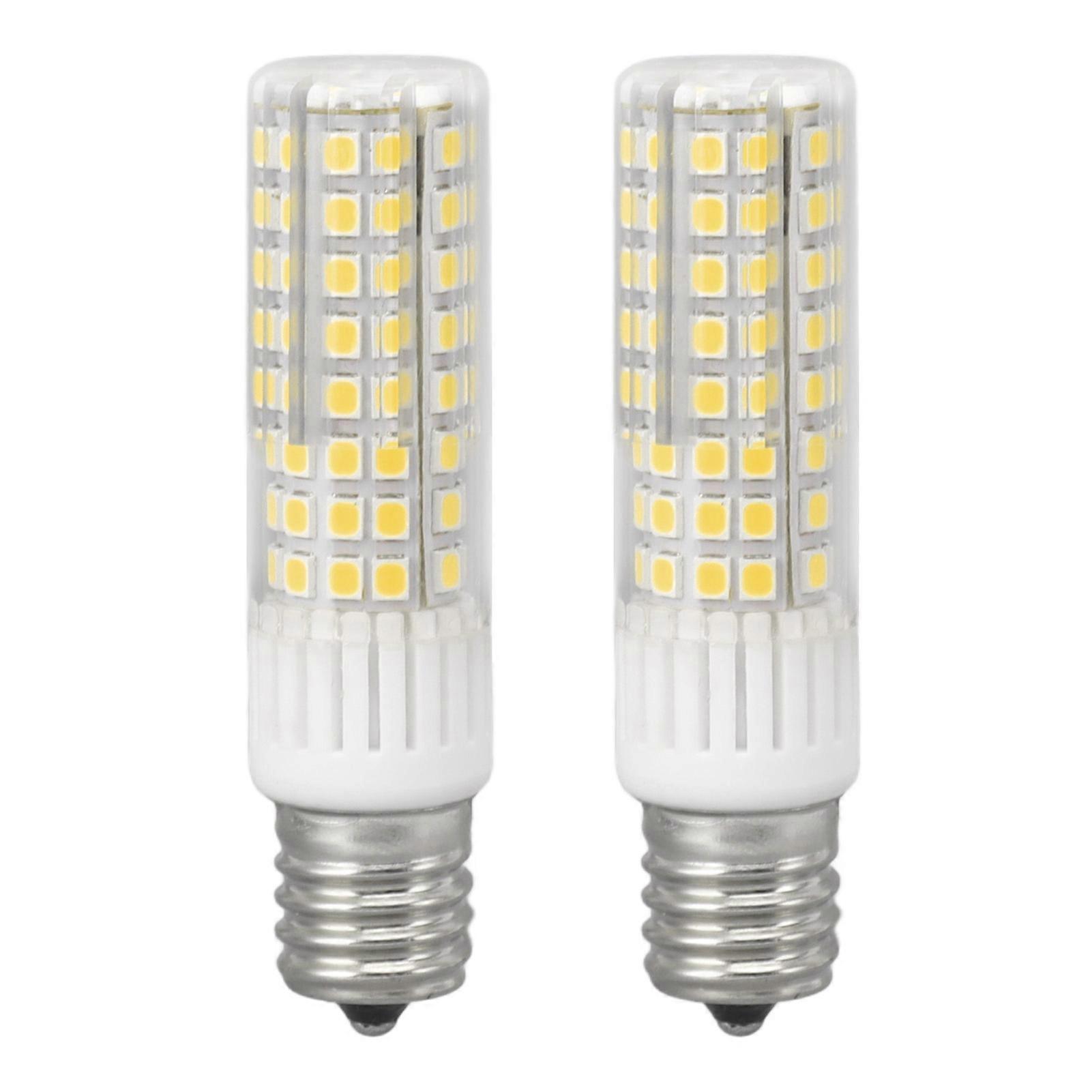 2PCS E17 Microwave Bulb 100LEDs PC E17 LED Microwave Oven Stove Bulb for Microwave Table Lamp