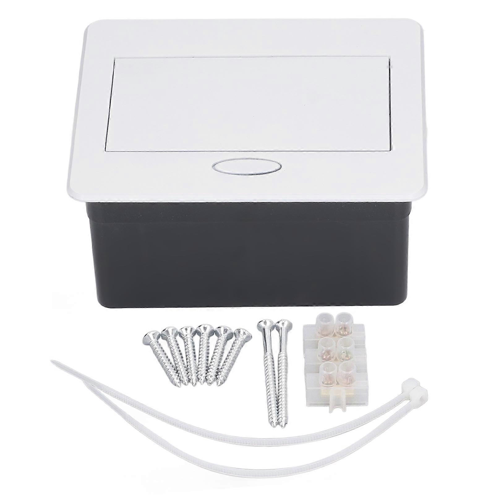 2500W Embedded Desktop Socket 2Pin 2 USB Waterproof Concealed Up Socket Outlet AC250V 16A