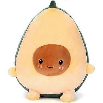 Avocado Plush Cute Avocado Hugging Pillow Food Fruit Shaped Stuffed Doll Toy Soft Cushion (30cm/11.81in)