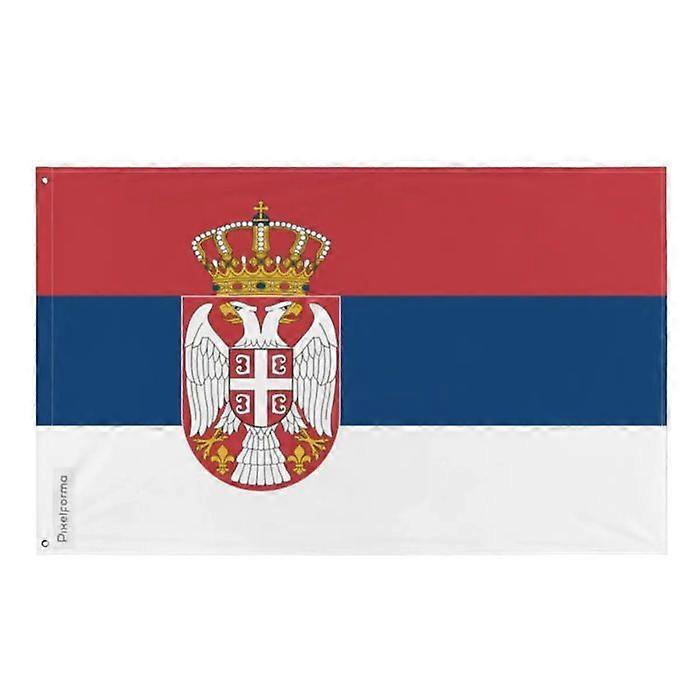 Flag of Serbia – 120 x 180 cm – Polyester – Metal eyelets – Durable