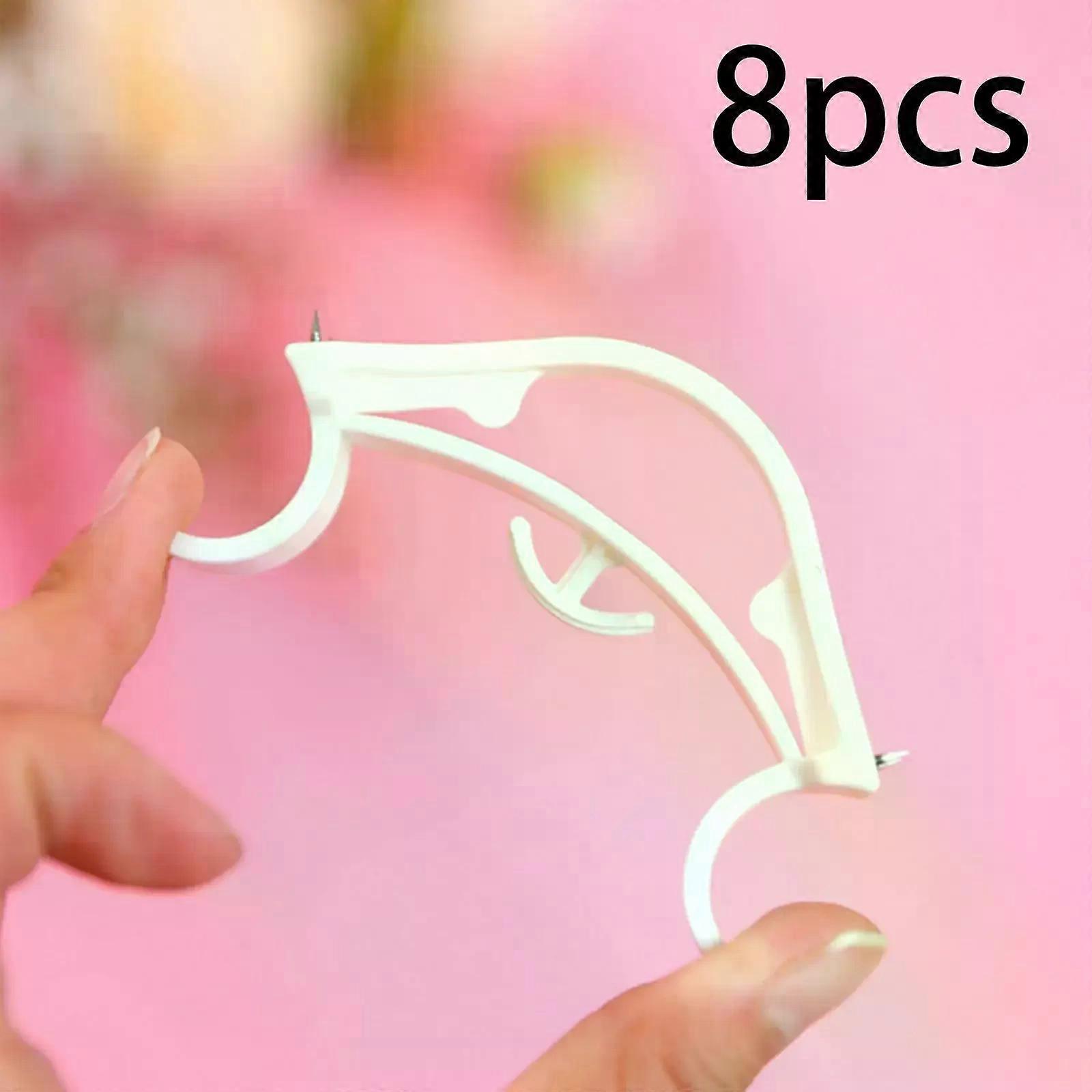 8Pcs Wall Elastic Hook Balloons Hanger Multi Purpose Corner Hooks Banner Hanging Ceiling Wall Accessories Home Office Decor