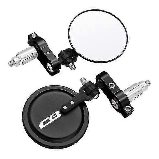 Motorcycle Mirrors 3 Inch Round Folding Bar End Side Mirrors For Honda Cb125r Cb650r Cb190r Cb250r Cb300r Cb400 Cb500x Cb1000r