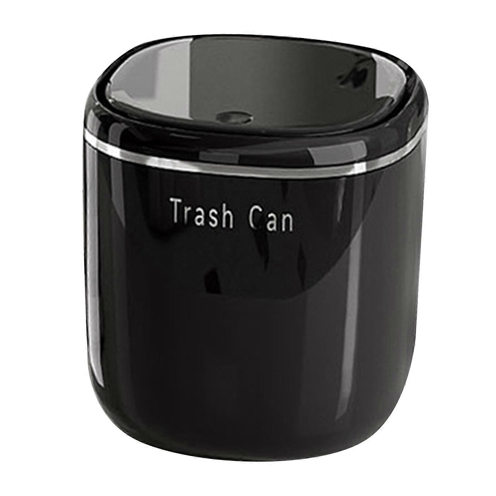 Small Trash Can Dustbin Compact Convenient Rubbish Container Desktop Trash Bin