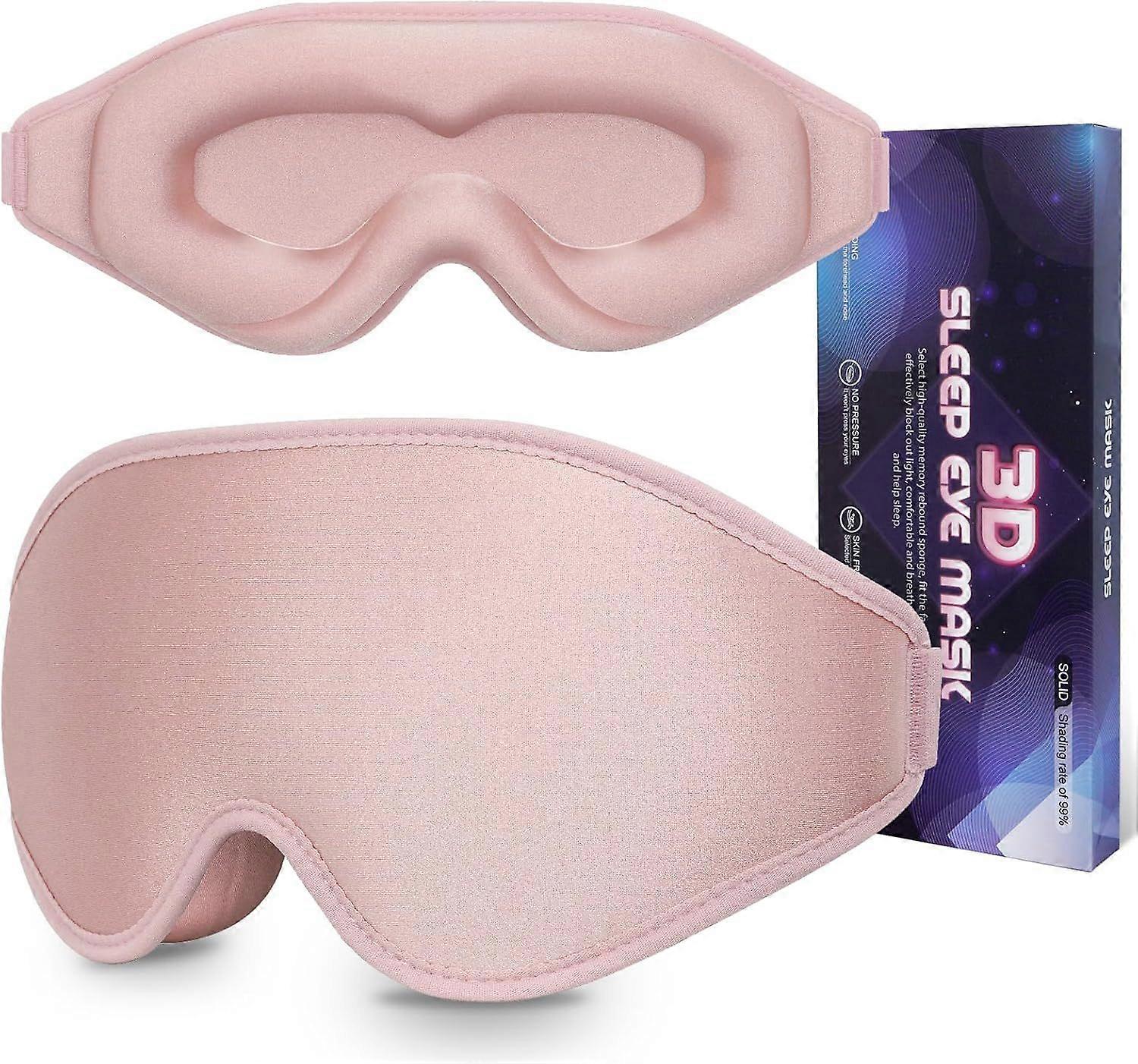 2025 Latest Model Sleep Mask 3D Eye Mask for Sleeping 100% Light Blocking Eye
