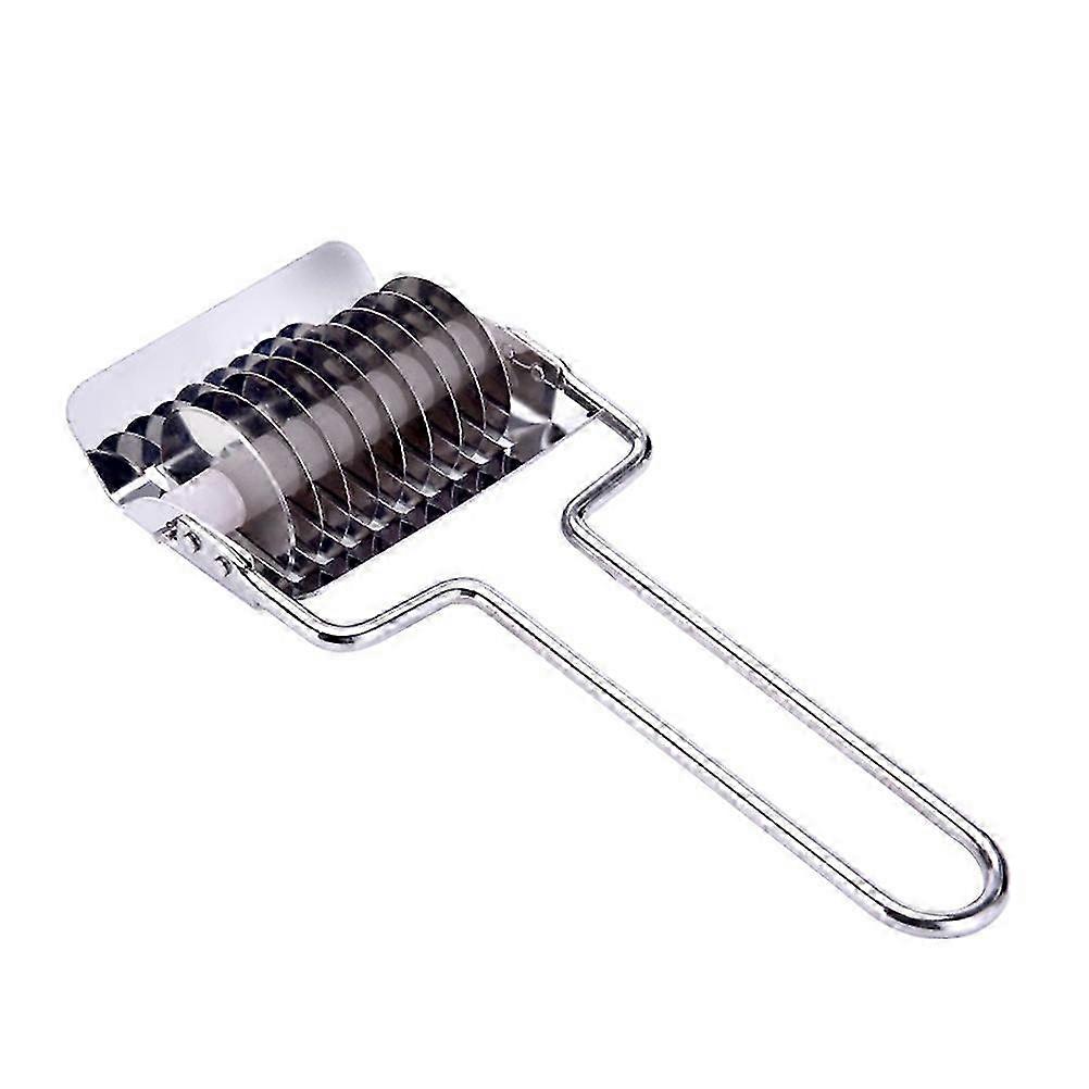 Manual Stainless Steel Noodle Roller Garlic Green Onion Dough Cutter Pasta Spaghetti Maker