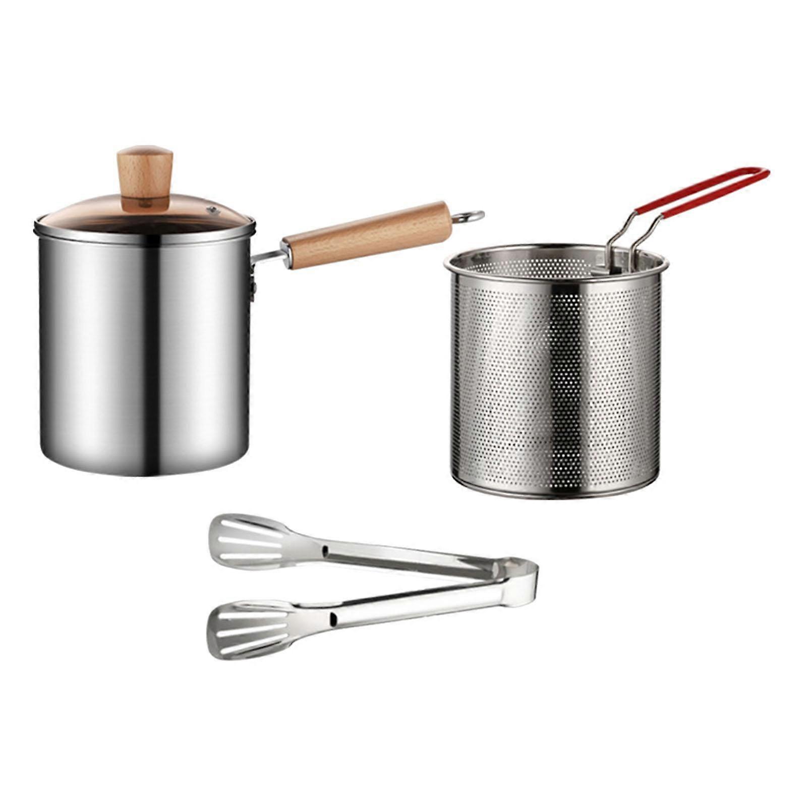 Deep Frying Pot, Multifunction Kitchenware Pot, Multipurpose Kitchen Frying Pan