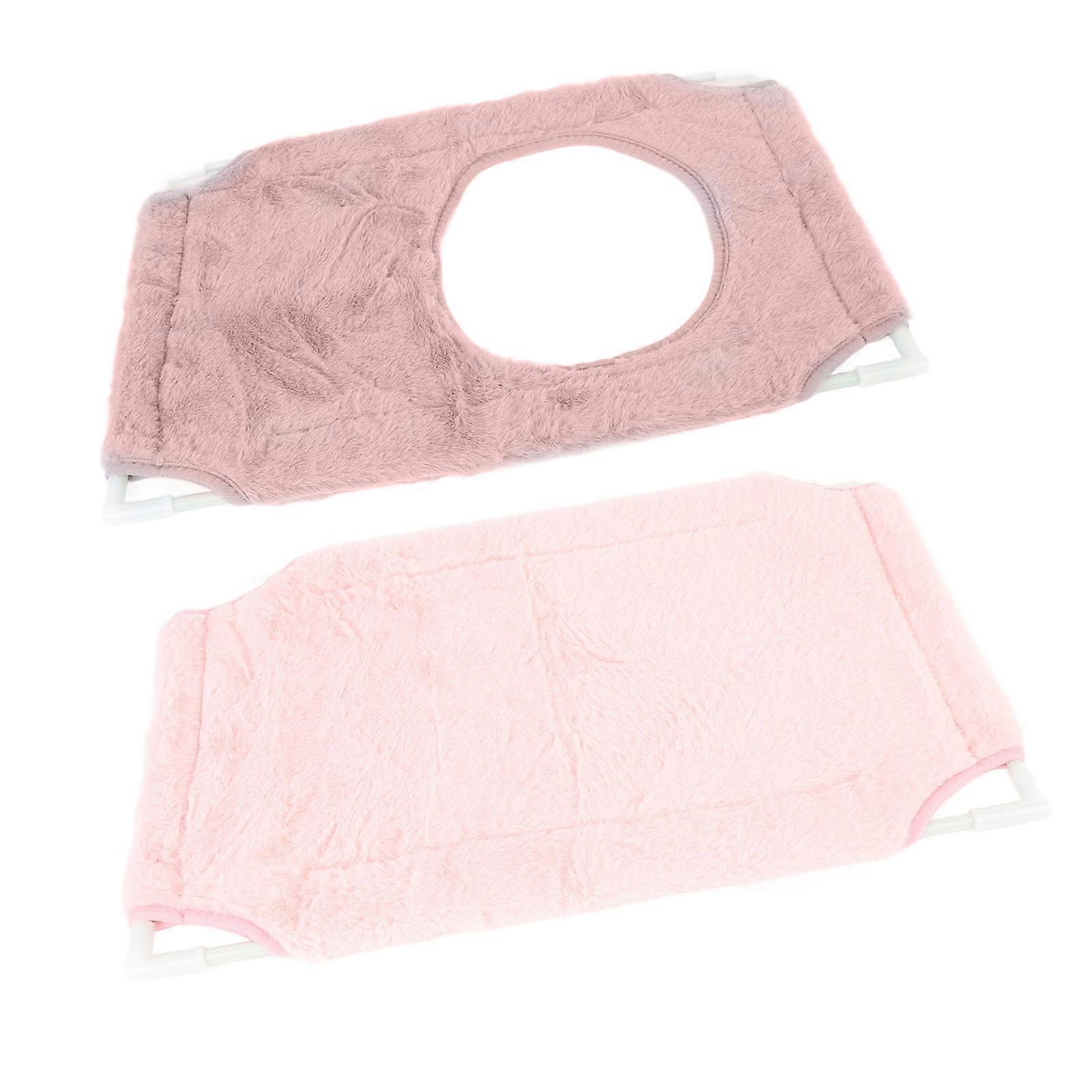 吸盤猫用窓用ベッド33ポンドの耐荷重2層猫用窓止まり木屋内猫用ダブルレイヤーピンク