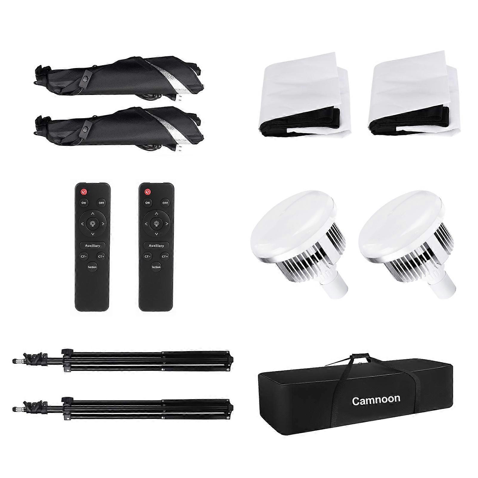 Ultimate Studio LED Light Kit with Softboxes and Remote Control for Professional Photography
