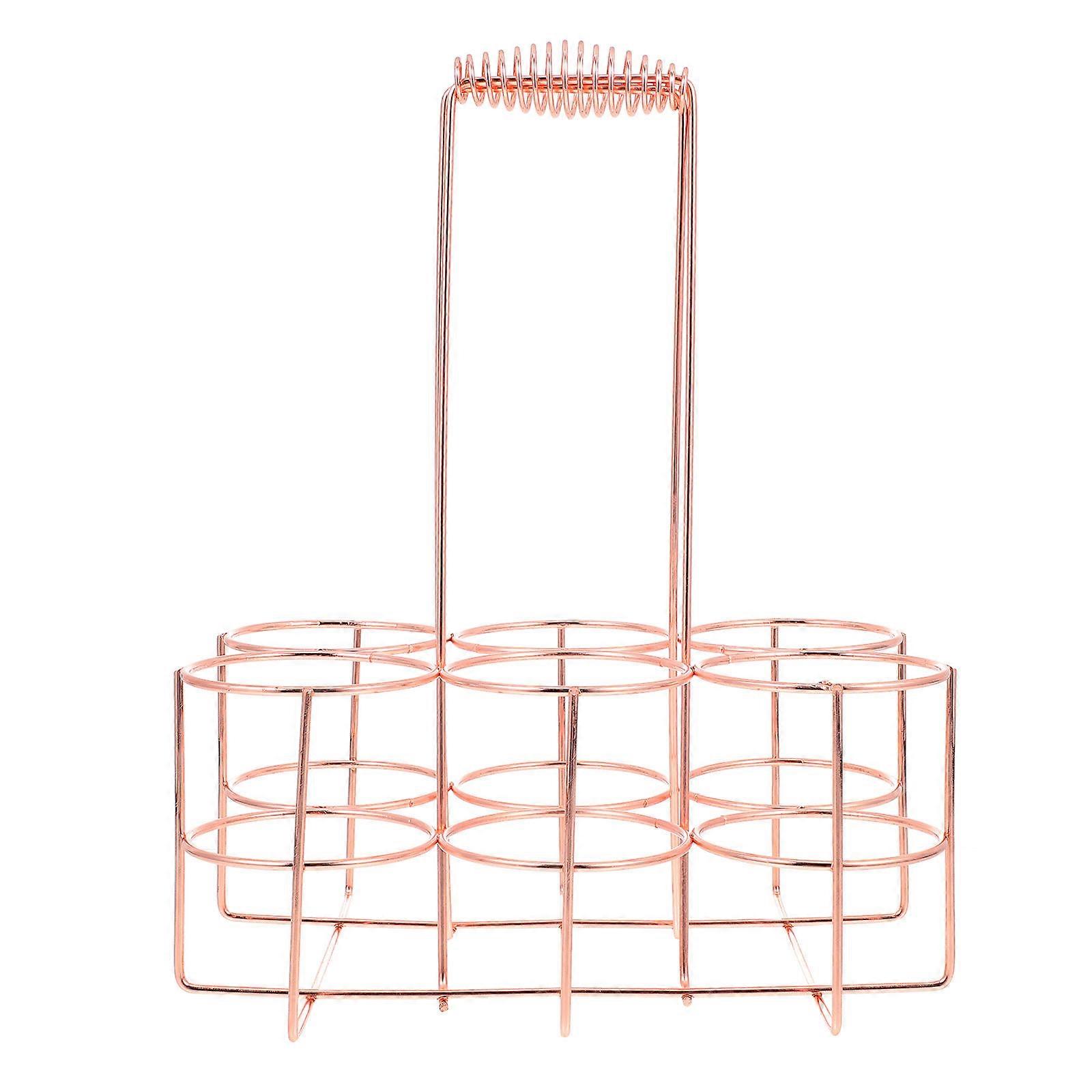 Stylish Handheld Beer Bottle Basket for Home Bars & Restaurants – Versatile Beverage Transport & Storage Solution