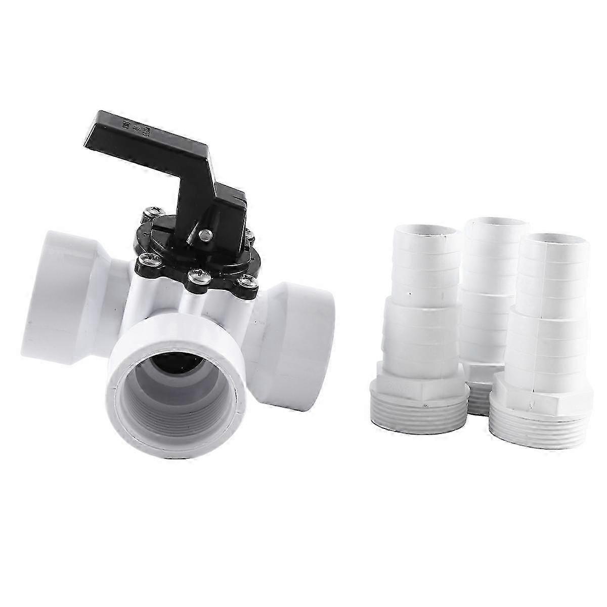 Three Way Valve Swimming Pool Pump Connection Hose Fitting 4715 for Zodiac Vacuums Hoses Filter Pum
