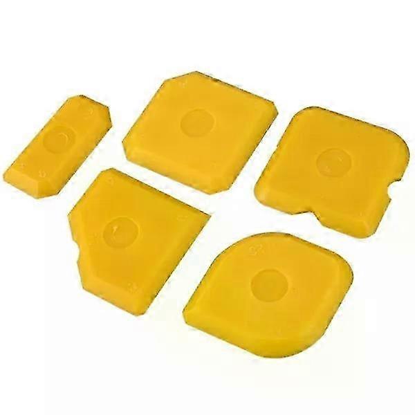 5Pcs Scraper Tool Kit - Grout Remover, Trowel & Spatula Set