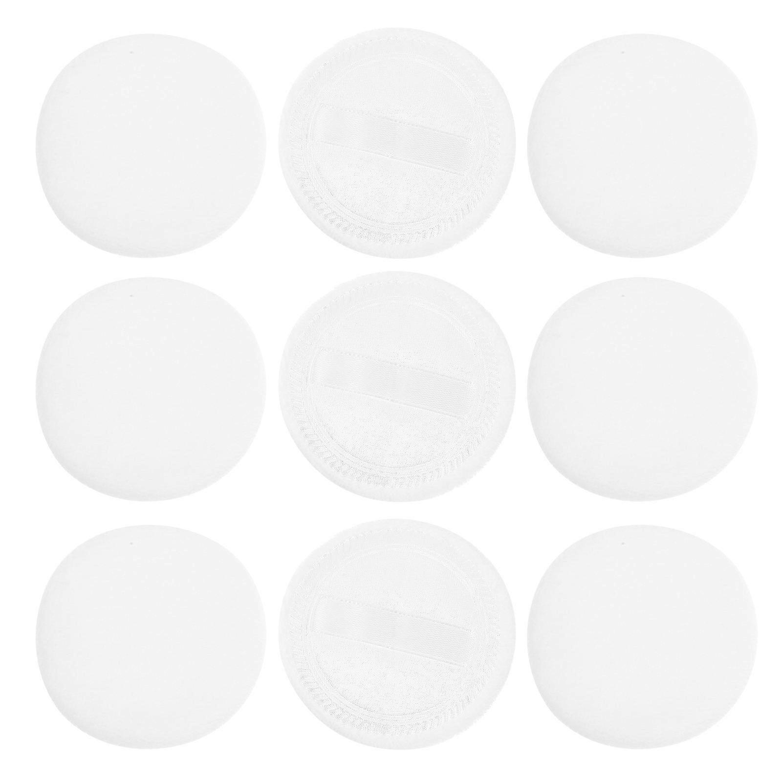 Powder Puff Cotton 10Pcs 2.4X2.4X0.2In