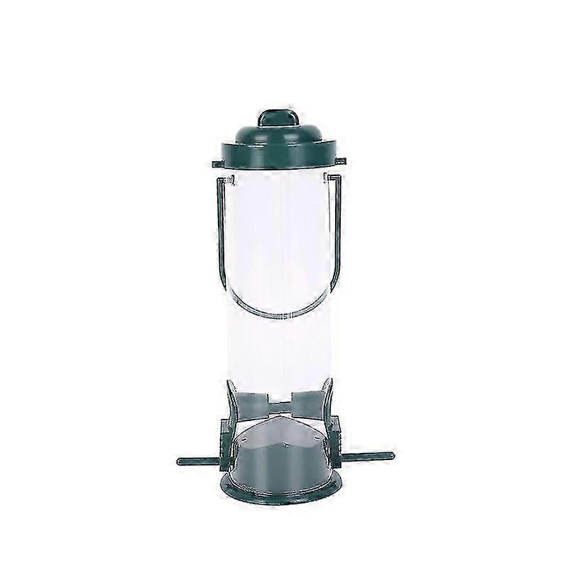 Clamshell Green Hanging Seed Feeder -