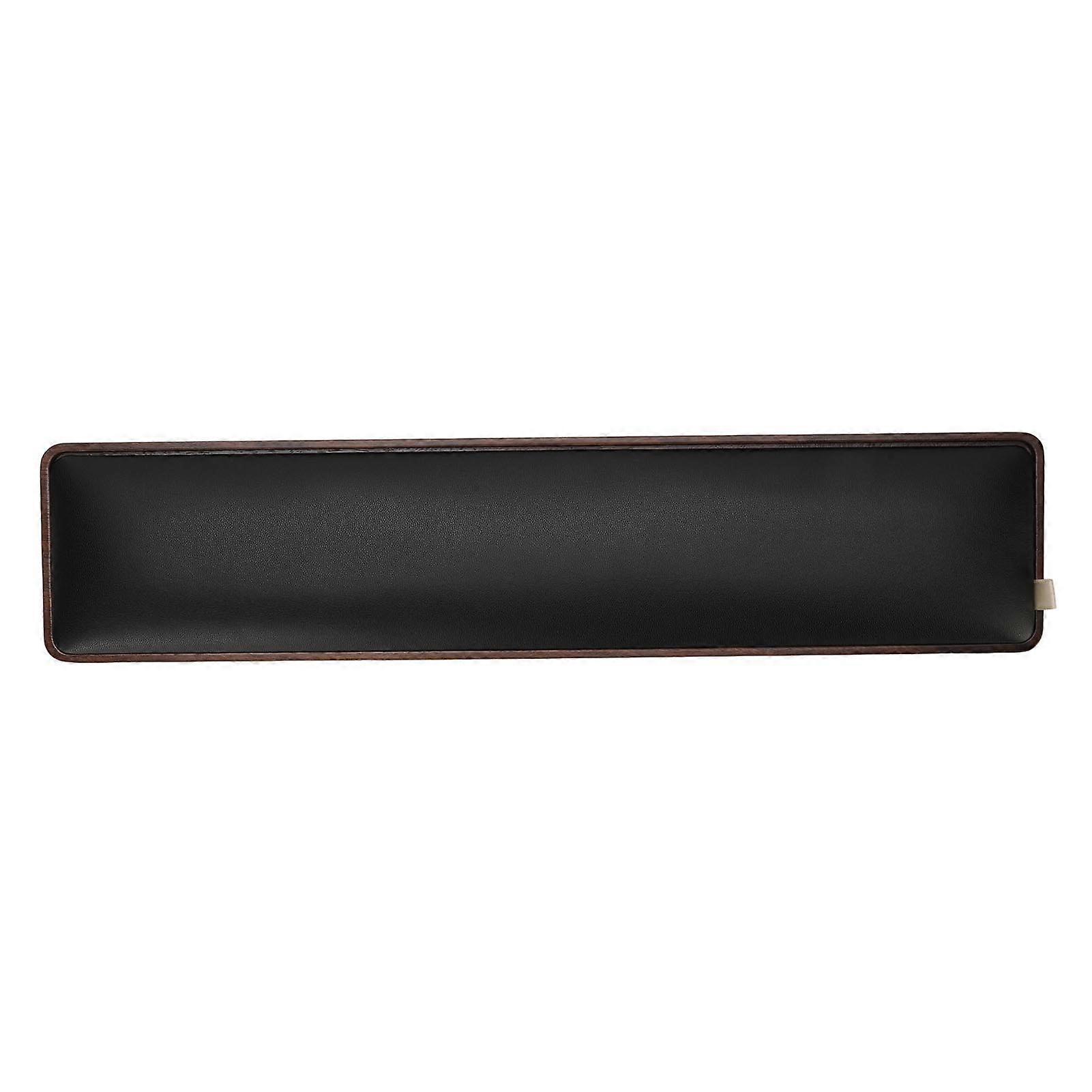 Keyboard with Memory Foam Anti Slip Rubber Base Ergonomic Wooden Wrist Rest Pad Easy Typing for Gaming Work