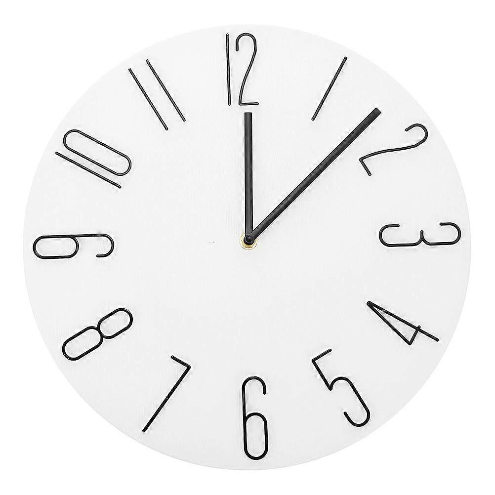 Mute Wall Clock Large Digital Wall Clock Bedroom Home Decor 1Pack