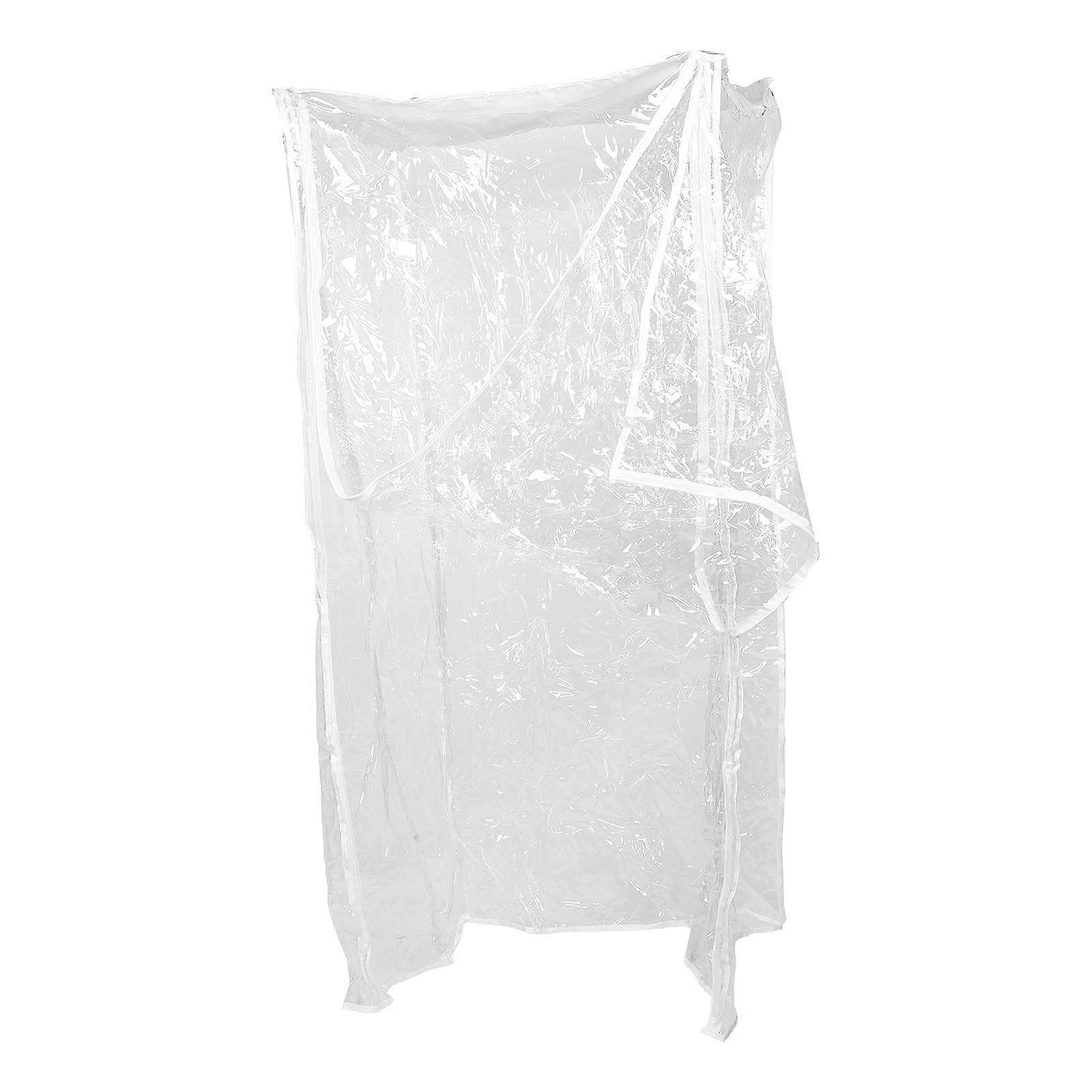 Dustproof Pan Rack Cover Protective Design Square Transparent Plastic For Kitchen Use 1Pack