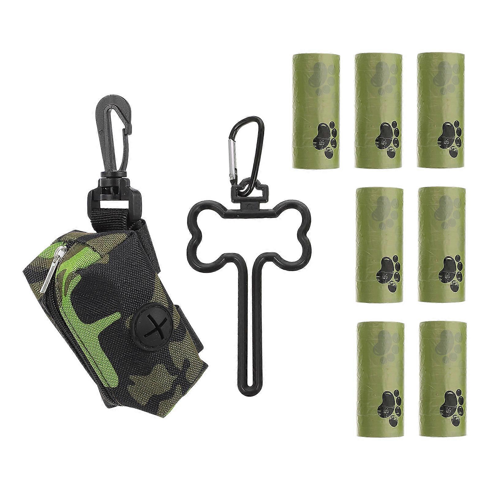 Portable Pet Bag Non-slip Fastening Dog Trash Bags Outdoor Activities 1Set