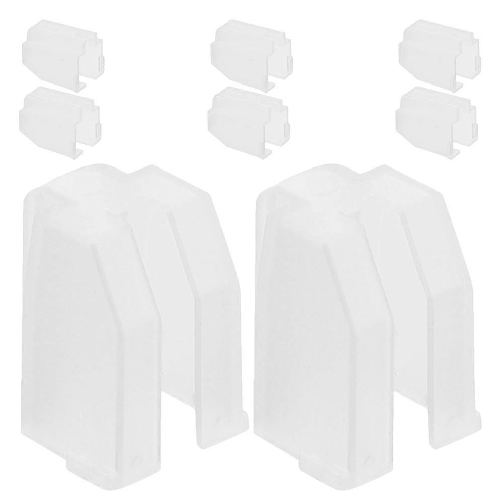 8PCS Vinyl Player Stylus Guards Protective Covers for Record Player Needles, Enhance Sound Quality, Prevent Static, Compatible with Various