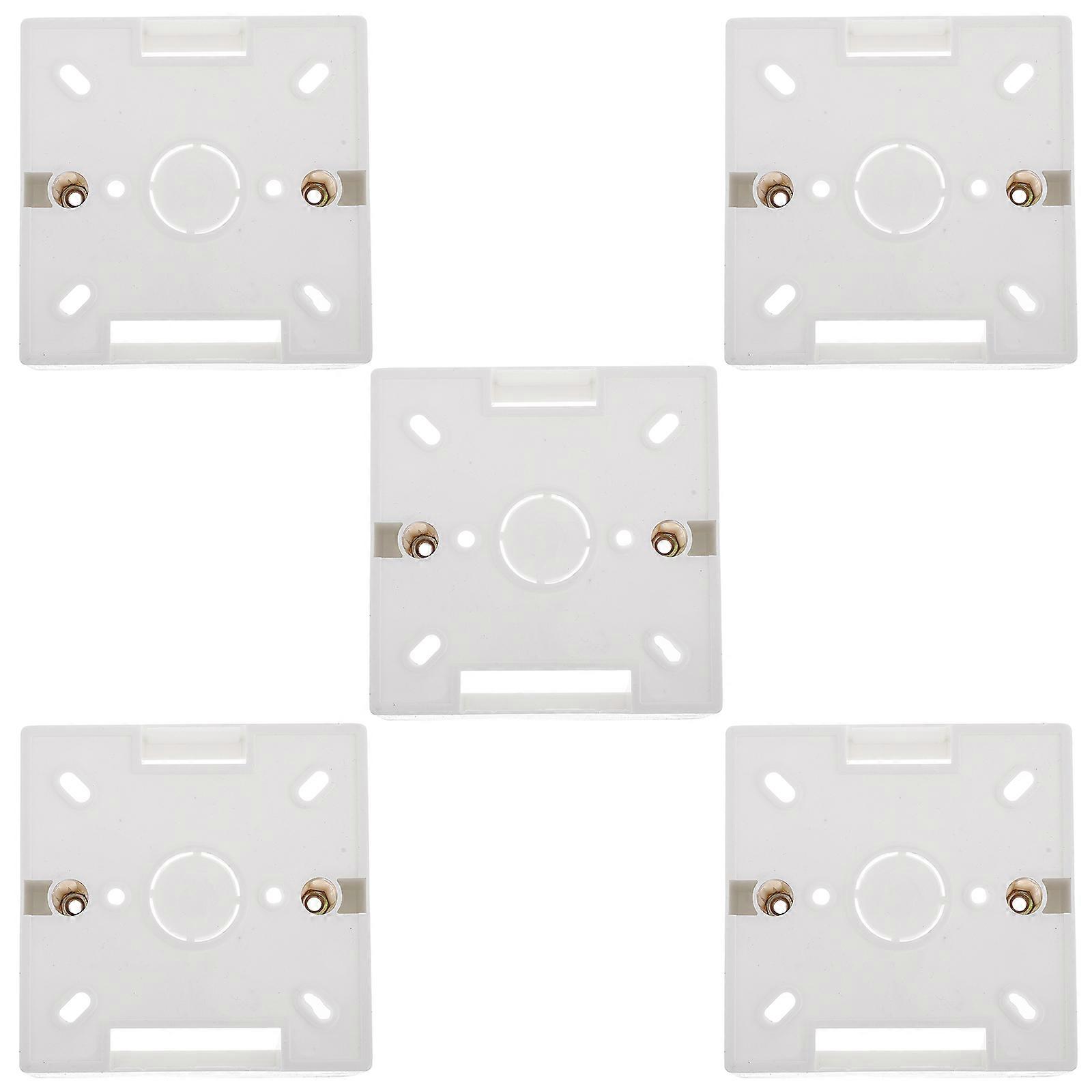 Rv Junction Box Weatherproof Electrical Outdoor Box For Electrical Projects And Outdoor Switch Box Applications Flush Mounting 5Pcs