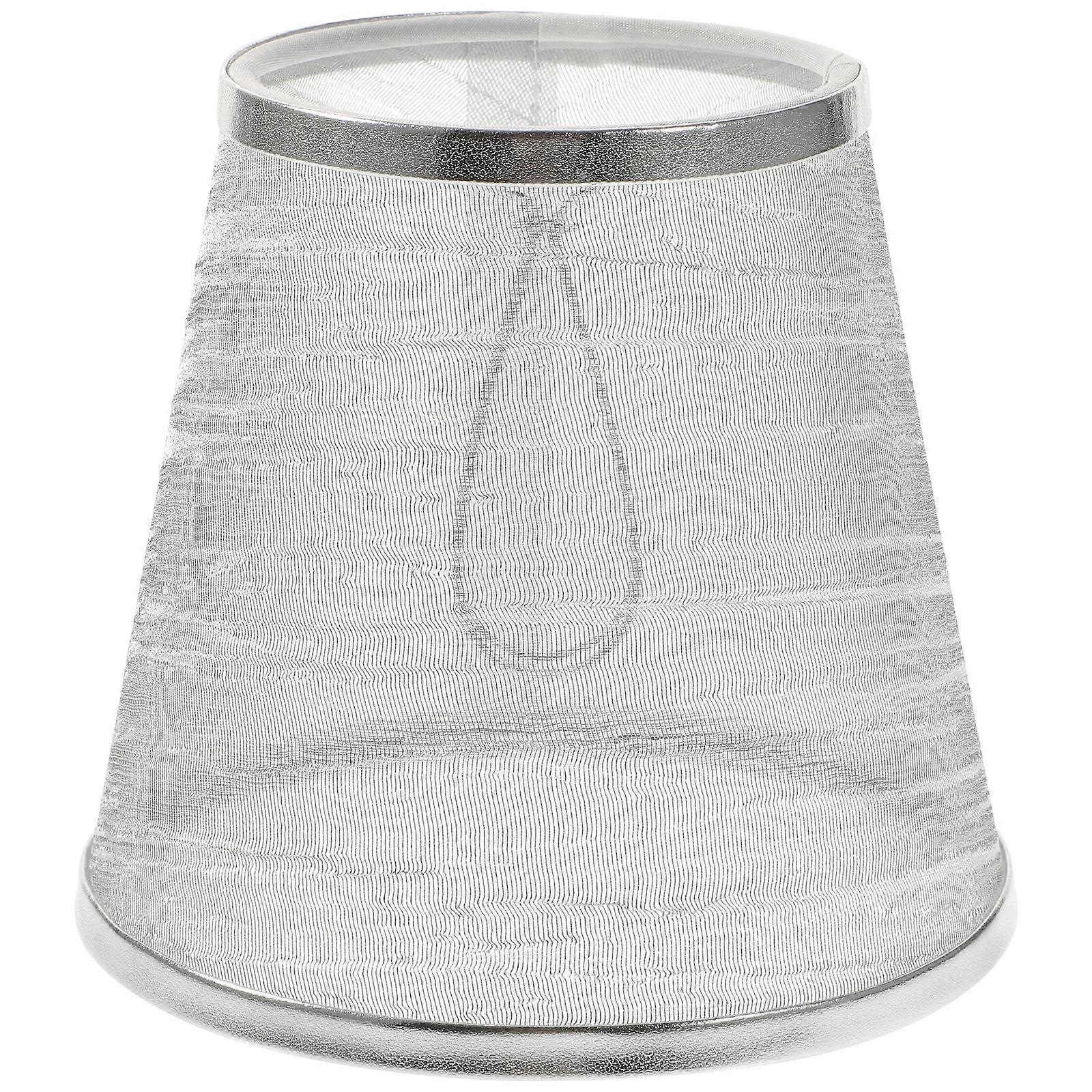 Soft Light Lampshade Fabric Lampshade For Hotel Simple Style Round Shape Iron Material 13.5X13.5X11.5CM 1Pcs